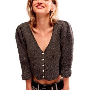 Free People v neck sweater